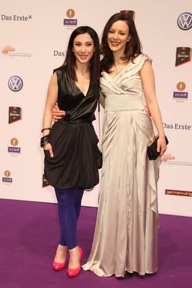 Jasmin Wagner and Sibell Kekilli at the Echo 2011 the German Music Award at the Red Carpet in the Messe Berlin am Funkturm It is the 20 Echo 20 years Echo Copyright: xEventpress Herrmannx