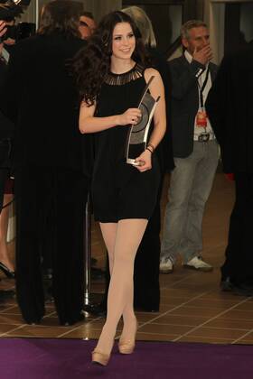 Award winner Lena Meyer Landrut at the Echo 2011 the German Music Award at the award wall in the Messe Berlin am Funkturm It is the 20 Echo 20 years Echo Copyright: xEventpress Herrmannx