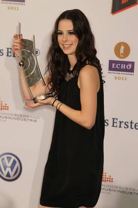 Award winner Lena Meyer Landrut at the Echo 2011 the German Music Award at the award wall in the Messe Berlin am Funkturm It is the 20 Echo 20 years Echo Copyright: xEventpress Herrmannx