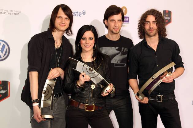 Award winner band Silbermond at the music award ceremony of the Echo 2011 at the Messehallen am Funkturm in Berlin Copyright: xEventpressxHerrmannx