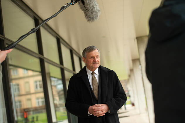 State elections 2021 Baden Württemberg election event in the state parliament of Baden Württemberg in the state capital Stuttgart Ulrich Rülke , FDP Stuttgart state parliament of Baden Württemberg Baden Württemberg Germany Copyright: xLeifxPiechowskix