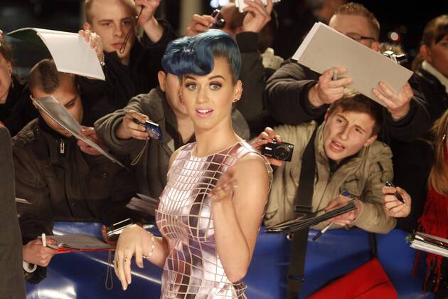 Katy Perry at the Echo 2012 the German Music Award on the Red Carpet before the ceremony signing autographs at the Messe Berlin Copyright: xEventpressxStaufenbergx