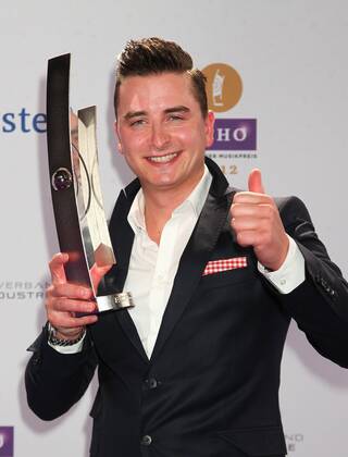 Prizewinner Andreas Gabalier at the Echo 2012 the German Music Award Prizewinner before the award ceremony at the Messe Berlin Copyright: xEventpressxHerrmannx