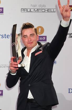 Prizewinner Andreas Gabalier at the Echo 2012 the German Music Award Prizewinner before the award ceremony at the Messe Berlin Copyright: xEventpressxHerrmannx