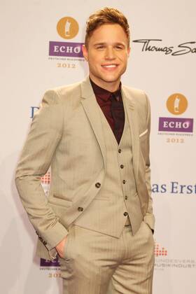 Olly Murs at the Echo 2012 the German Music Award on the Red Carpet before the ceremony at the Messe Berlin Copyright: xEventpressxHerrmannx
