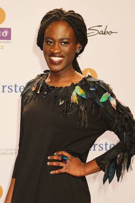 Ivy Quainoo at the Echo 2012 the German Music Award on the Red Carpet before the ceremony at the Messe Berlin Copyright: xEventpressxHerrmannx