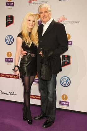 Sky and Mirja Du Mont at the Echo 2012 the German Music Award on the Red Carpet before the ceremony at the Messe Berlin Copyright: xEventpressxHerrmannx