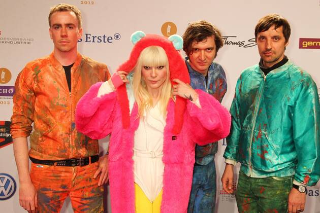 Mieze Katz with band Mia at the Echo 2012 the German Music Award on the Red Carpet before the ceremony at the Messe Berlin Copyright: xEventpressxHerrmannx