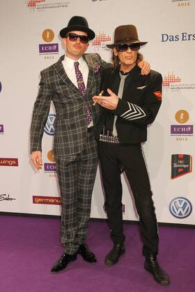Udo Lindenberg and Jan Delay at the Echo 2012 the German Music Award on the Red Carpet before the ceremony at the Messe Berlin Copyright: xEventpressxHerrmannx