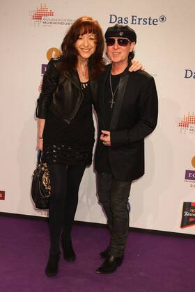 Klaus Meine and wife Gabi at the Echo 2012 the German Music Award on the Red Carpet before the award ceremony at the Messe Berlin Copyright: xEventpressxHerrmannx