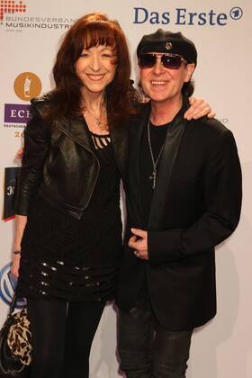 Klaus Meine and wife Gabi at the Echo 2012 the German Music Award on the Red Carpet before the award ceremony at the Messe Berlin Copyright: xEventpressxHerrmannx