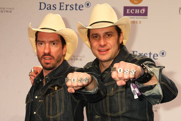 Boss Hoss The BossHoss at the Echo 2012 the German Music Award on the Red Carpet before the ceremony at the Messe Berlin Copyright: xEventpressxHerrmannx