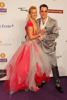 Michael Wendler and wife Claudia at the Echo 2012 the German Music Award on the red carpet before the award ceremony at the Messe Berlin Copyright: xEventpressxHerrmannx