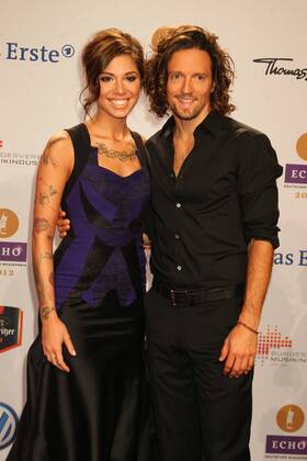 Jason Mraz and Christina Perri at the Echo 2012 the German Music Award on the Red Carpet before the ceremony at the Messe Berlin Copyright: xEventpressxHerrmannx