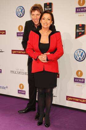Ute Freudenberg and Christian Lais at the Echo 2012 the German Music Award on the Red Carpet before the ceremony at the Messe Berlin Copyright: xEventpressxHerrmannx