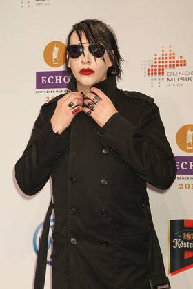 Marilyn Manson at the Echo 2012 the German Music Award on the Red Carpet before the ceremony at the Messe Berlin Copyright: xEventpressxHerrmannx