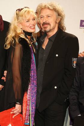 Wolfgang Niedecken and wife Tina at the Echo 2012 the German Music Award on the Red Carpet before the award ceremony at the Messe Berlin Copyright: xEventpressxHerrmannx
