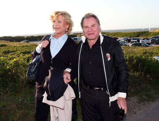 Fritz Wepper with wife Angela , Golf Charity Cup 2013 on Sylt get together at Restaurant Sturmhaube in Sylt Date 07 06 2013 Copyright: xEventpressxRHx