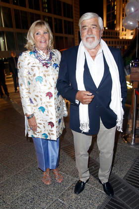 Mario Adorf with wife Monique Faye at the 100th anniversary of Artur Brauner gala at the Zoo Palast Berlin Copyright: xEventpressxGolejewskix