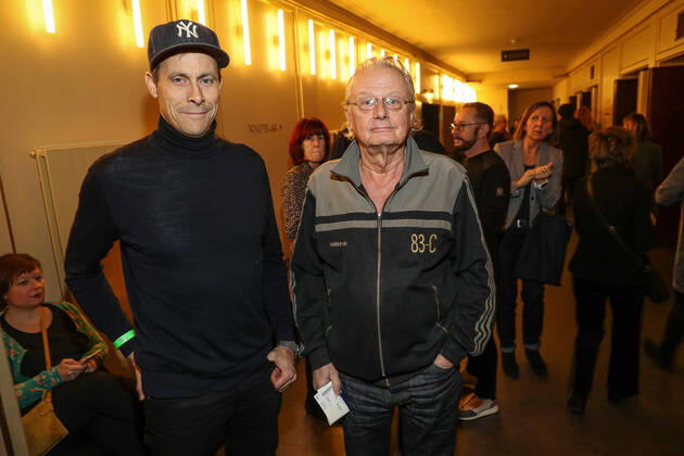 Frank Castorf and Marc Hosemann Premiere of and with Ben Becker AFFE at the Admiralspalast in Berlin Copyright: xEventpressxFuhrx