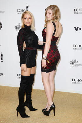 Michelle with daughter Mia Carolin Shitawey on the Red Carpet at the ECHO 2018 Awards in Berlin. Copyright: xEventpressxGolejewskix