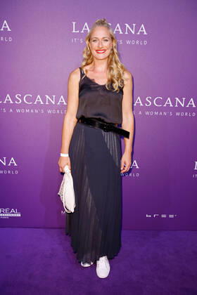 Eva Mona Rodekirchen on the red carpet at the LASCANA It s a Woman s World Fashion Show at the nhow Hotel in Berlin Copyright: xEventpressxGolejewskix