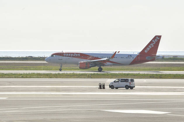 Coronavirus in Frankreich, Eindrücke vom Flughafen in Nizza Aeroport Nice Cote d Azur durant le 3eme Confinement. NEWS : Aeroport Nice Cote d Azur - 3eme Confinement - 25 03 2021 LionelUrman Panoramic 