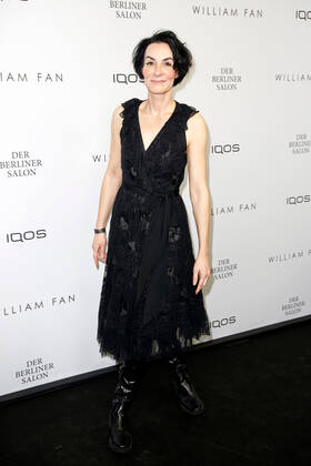 Marusha on the Red Carpet at the William Fan Fashion Show at the Berlin Salon during the Berlin Fashion Week in Berlin Copyright: xEventpressxGolejewskix