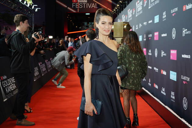 Linda Zervakis at the presentation of the YouTube GOLDENE KAMERA Digital Award 2019 at Kraftwerk Berlin. Copyright: xEventpressx