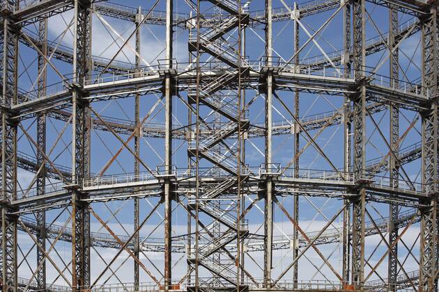 Gasometer, Schöneberg, Berlin, Germany, Europe Copyright: imageBROKER/D.xHeckmann iblhdi05289252.jpg