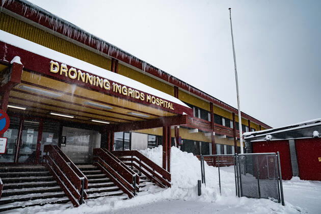 Queen Ingrids Hospital, Queen Ingridip Napparsimavissua, in Nuuk, Friday 2 April 2021, Nuuk Denmark  Copyright: RitzauxScanpix EmilxHelmsx cop102 spdk20210402-171424-L