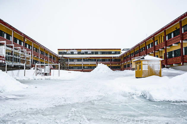 Queen Ingrids Hospital, Queen Ingridip Napparsimavissua, in Nuuk, Friday 2 April 2021, Nuuk Denmark  Copyright: RitzauxScanpix EmilxHelmsx cop102 spdk20210402-171442-L
