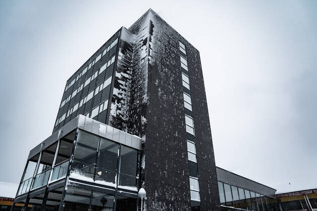 Queen Ingrids Hospital, Queen Ingridip Napparsimavissua, in Nuuk, Friday 2 April 2021, Nuuk Denmark  Copyright: RitzauxScanpix EmilxHelmsx cop102 spdk20210402-171456-L