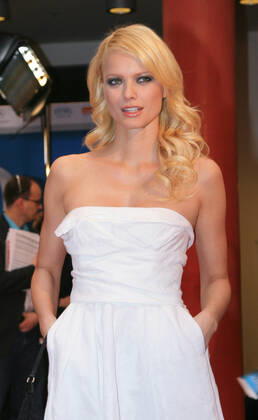 Echo Awards 12 03 2006 Model Franziska Knuppe at the Echo Awards ceremony, at Hotel Estrel, Sonnenallee 225, Berlin 12 03 2006