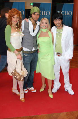 Echo Awards 12 03 2006 Stefanie Dreyer Robert Dessauvagie Kathrin Geissler Vittorio Magro, Band Banaroo at the Echo Awards ceremony, at Hotel Estrel, Sonnenallee 225, Berlin 12 03 2006