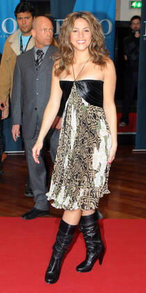 Echo Awards 12 03 2006 Singer Shakira Isabel Mebarak Ripoll at the Echo Awards ceremony, at the Hotel Estrel, Sonnenallee 225, Berlin 12 03 2006
