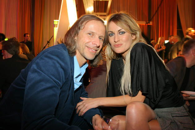 Echo Awards 12 03 2006 Manager Fred Kogel girlfriend Melanie Tara at the Echo Awards ceremony, at Hotel Estrel, Sonnenallee 225, Berlin 12 03 2006