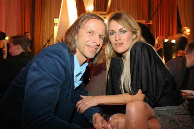 Echo Awards 12 03 2006 Manager Fred Kogel girlfriend Melanie Tara at the Echo Awards ceremony, at Hotel Estrel, Sonnenallee 225, Berlin 12 03 2006