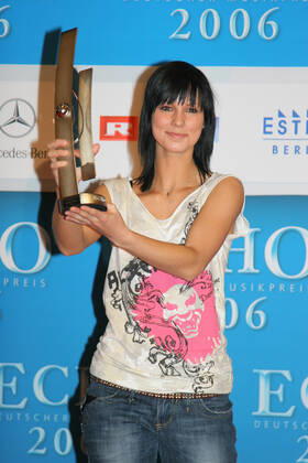 Echo Awards 12 03 2006 Singer Christina Stuermer, award winner, at the Echo Awards ceremony, at Hotel Estrel, Sonnenallee 225, Berlin 12 03 2006