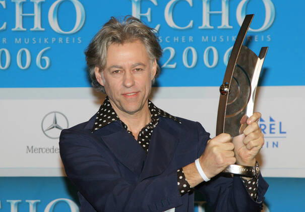 Echo Awards 12 03 2006 Saenger Robert Frederick Zenon Bob Geldof, KBE, award winner, at the Echo Awards, at Hotel Estrel, Sonnenallee 225, Berlin 12 03 2006