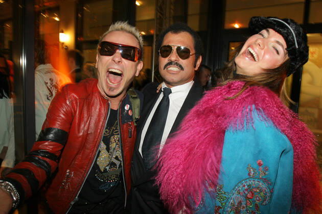 Echo Awards 12 03 2006 Musicians Rudolf Schenker The Scorpions Karl Heinz Kalle Schwensen Tania Sasonova at the Echo Awards ceremony, at Hotel Estrel, Sonnenallee 225, Berlin 12 03 2006