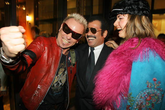 Echo Awards 12 03 2006 Musicians Rudolf Schenker The Scorpions Karl Heinz Kalle Schwensen Tania Sasonova at the Echo Awards ceremony, at Hotel Estrel, Sonnenallee 225, Berlin 12 03 2006