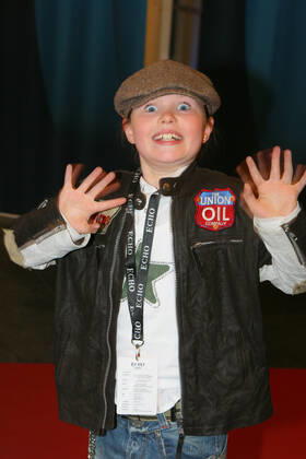 Echo Awards 12 03 2006 Singer Joy Gruttmann, child star, at the Echo Awards ceremony, at the Hotel Estrel, Sonnenallee 225, Berlin 12 03 2006