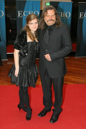 Echo Awards 12 03 2006 Music producer Leslie Mandoki daughter Lara at the Echo Awards ceremony, at Hotel Estrel, Sonnenallee 225, Berlin 12 03 2006