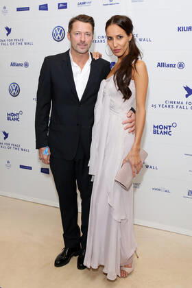 Bruno Eyron mit Freundin Frederike Dirschel - Heroes Gala in Hotel Adlon in Berlin am 08.11.2014 Copyright: xJamesxColdreyx