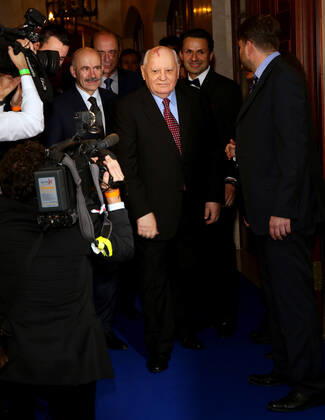 Mikhail Gorbachev - Heroes Gala in Hotel Adlon in Berlin am 08.11.2014 Copyright: xJamesxColdreyx