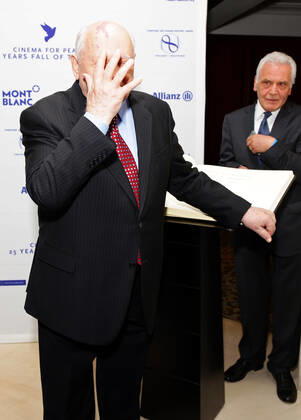 Mikhail Gorbachev - Heroes Gala in Hotel Adlon in Berlin am 08.11.2014 Copyright: xJamesxColdreyx