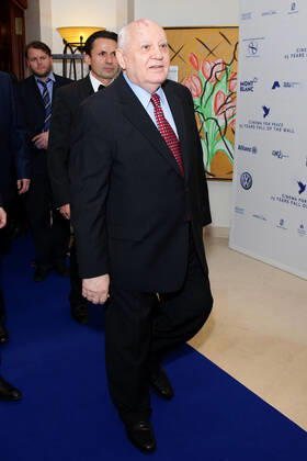 Mikhail Gorbachev - Heroes Gala in Hotel Adlon in Berlin am 08.11.2014 Copyright: xJamesxColdreyx