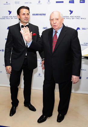 Mikhail Gorbachev - Heroes Gala in Hotel Adlon in Berlin am 08.11.2014 Copyright: xJamesxColdreyx