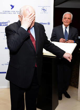 Mikhail Gorbachev - Heroes Gala in Hotel Adlon in Berlin am 08.11.2014 Copyright: xJamesxColdreyx
